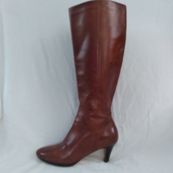 Cole Haan Brown Heeled Boots - Picture 7 of 12